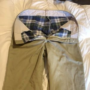 Custom vintage dickies flannel inside pants